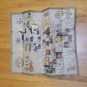 MAYA LAND MAP / POSTER